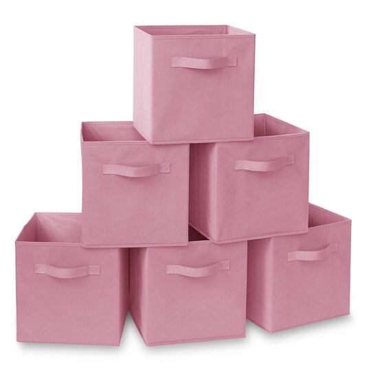 Casafield Set of 6 Collapsible Fabric Cube Storage Bins 11 Foldable Cloth Baskets for Shelves Cubby Organizers More Michaels